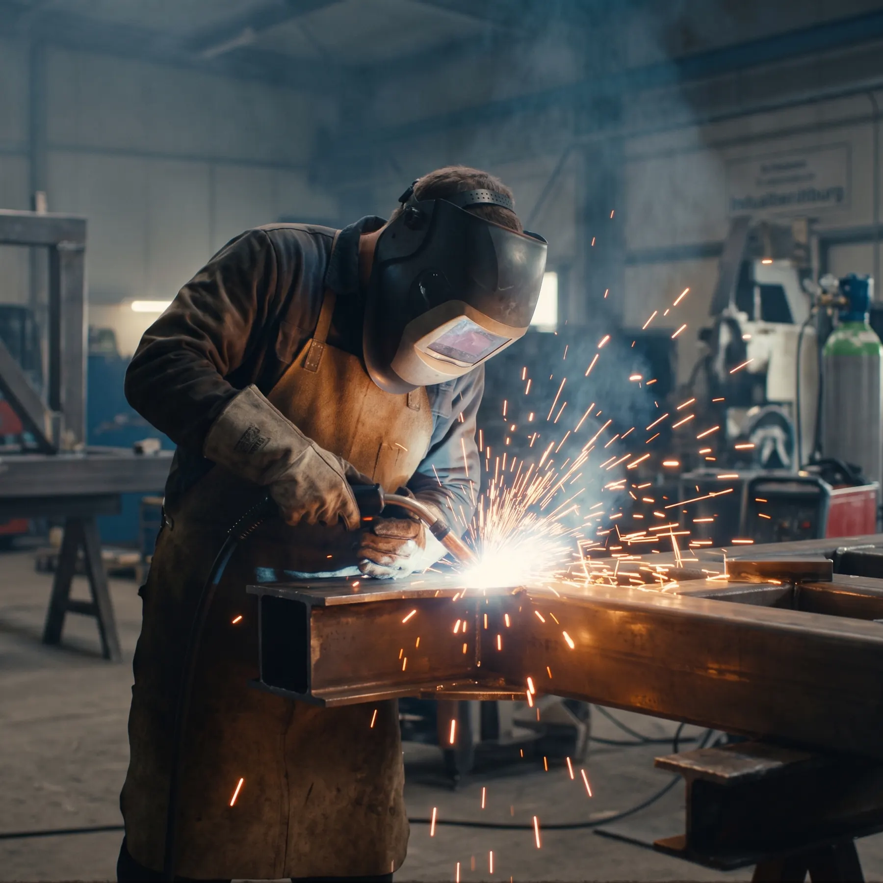 Schweißarbeiten bei Karstens Watercut & Welding in Hamburg